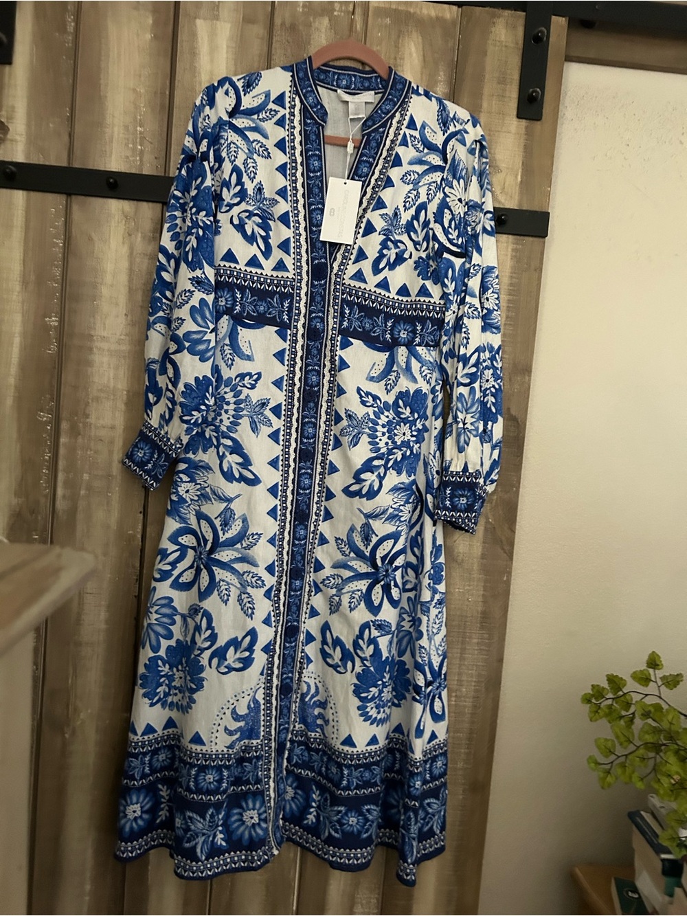 NWT Caroline Constas floral tapestry ling dress, S - Picture 11 of 13